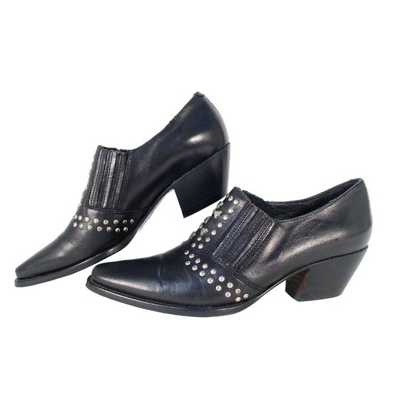 GEORGES MARCIANO (GUESS) Studded Heeled Booties Women's 6.5 B - Picture 6 of 9